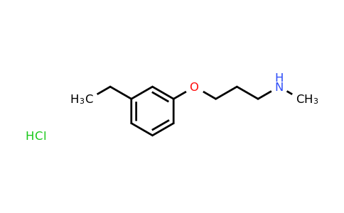 CAS 1609402-79-0 | 3-(3-Ethylphenoxy)-N-methylpropan-1-amine hydrochloride