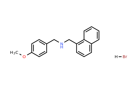 CAS 1609402-90-5 | N-(4-Methoxybenzyl)-1-(naphthalen-1-yl)methanamine hydrobromide