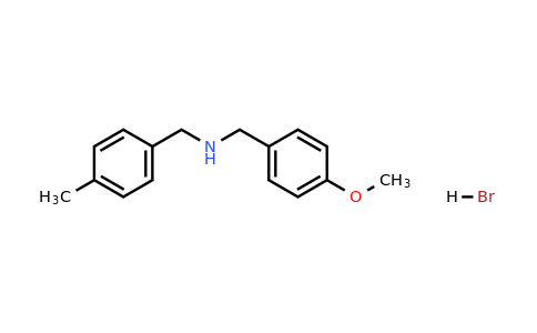 CAS 1609403-59-9 | N-(4-Methoxybenzyl)-1-(p-tolyl)methanamine hydrobromide