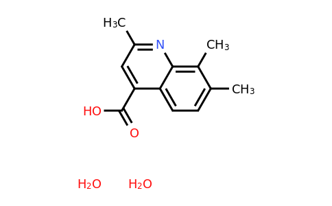 CAS 1609406-89-4 | 2,7,8-Trimethylquinoline-4-carboxylic acid dihydrate
