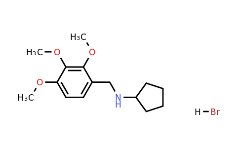 CAS 1609408-86-7 | N-(2,3,4-Trimethoxybenzyl)cyclopentanamine hydrobromide