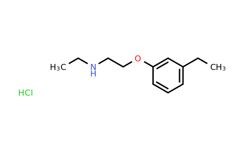 CAS 1609409-03-1 | N-Ethyl-2-(3-ethylphenoxy)ethanamine hydrochloride