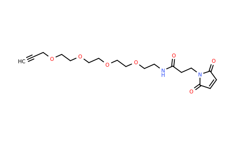 CAS 1609651-90-2 | 3-(2,5-Dioxo-2,5-dihydro-1H-pyrrol-1-yl)-N-(3,6,9,12-tetraoxapentadec-14-yn-1-yl)propanamide
