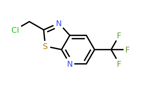 CAS 1609670-88-3 | 2-(chloromethyl)-6-(trifluoromethyl)-[1,3]thiazolo[5,4-b]pyridine