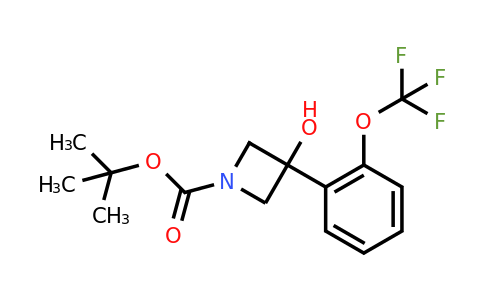 CAS 1609671-84-2 | tert-butyl 3-hydroxy-3-[2-(trifluoromethoxy)phenyl]azetidine-1-carboxylate