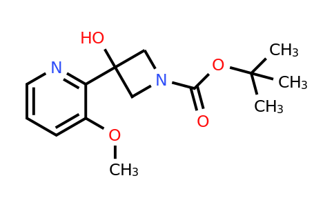 CAS 1609671-96-6 | tert-butyl 3-hydroxy-3-(3-methoxypyridin-2-yl)azetidine-1-carboxylate