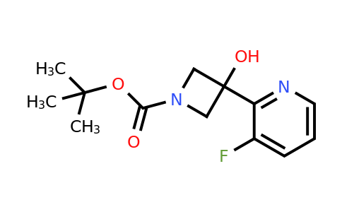 CAS 1609671-98-8 | tert-butyl 3-(3-fluoropyridin-2-yl)-3-hydroxyazetidine-1-carboxylate