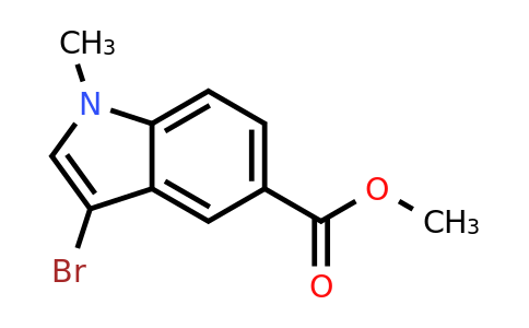 CAS 1609967-66-9 | methyl 3-bromo-1-methyl-indole-5-carboxylate