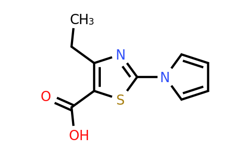 CAS 1610377-11-1 | 4-Ethyl-2-(1H-pyrrol-1-yl)thiazole-5-carboxylic acid