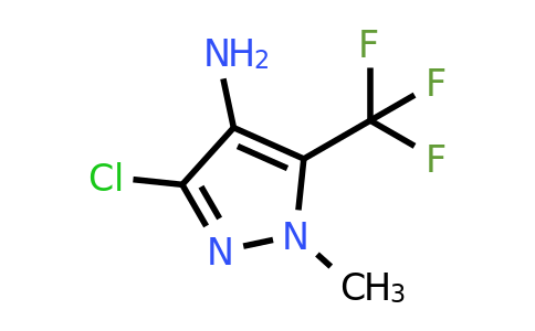 CAS 161038-63-7 | 3-chloro-1-methyl-5-(trifluoromethyl)-1H-pyrazol-4-amine