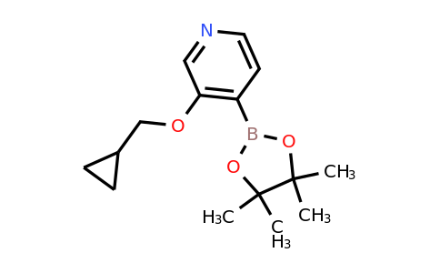 CAS 1610521-15-7 | 3-(Cyclopropylmethoxy)-4-(4,4,5,5-tetramethyl-1,3,2-dioxaborolan-2-YL)pyridine