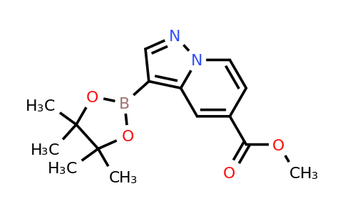 CAS 1610612-05-9 | methyl 3-(4,4,5,5-tetramethyl-1,3,2-dioxaborolan-2-yl)pyrazolo[1,5-a]pyridine-5-carboxylate