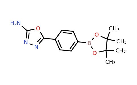 CAS 1610667-08-7 | 4-(5-Amino-1,3,4-oxadiazol-2-YL)phenylboronic acid pinacol ester