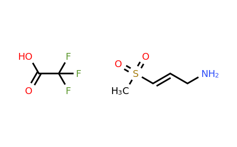 (2E)-3-methanesulfonylprop-2-en-1-amine; trifluoroacetic acid