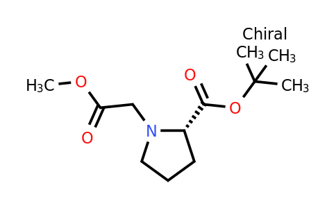 CAS 161108-80-1 | (S)-tert-Butyl 1-(2-methoxy-2-oxoethyl)pyrrolidine-2-carboxylate