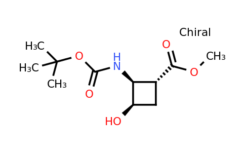 CAS 161140-06-3 | methyl rel-(1R,2S,3R)-2-(tert-butoxycarbonylamino)-3-hydroxy-cyclobutanecarboxylate