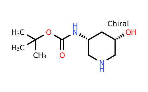 CAS 1611481-21-0 | tert-butyl N-[(3R,5S)-5-hydroxypiperidin-3-yl]carbamate