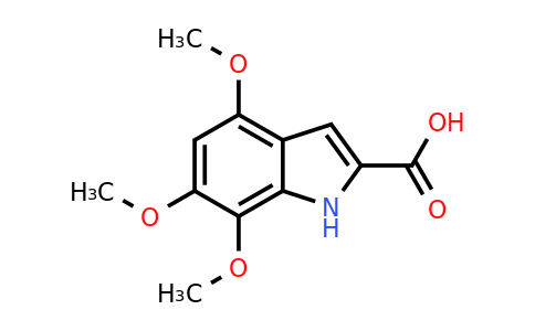 CAS 161156-01-0 | 4,6,7-Trimethoxy-1H-indole-2-carboxylic acid