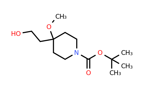 CAS 1612173-13-3 | tert-butyl 4-(2-hydroxyethyl)-4-methoxy-piperidine-1-carboxylate