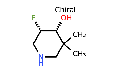 CAS 1612175-97-9 | (4R,5S)-rel-5-fluoro-3,3-dimethylpiperidin-4-ol