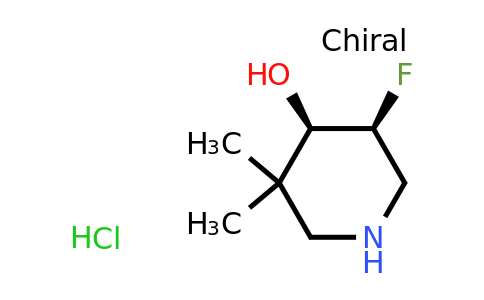 CAS 1612176-74-5 | 4-piperidinol, 5-fluoro-3,3-dimethyl-, hydrochloride (1:1), (4r,5s)-rel-