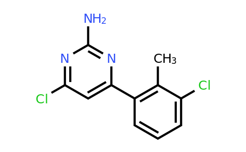 CAS 1612184-10-7 | 4-Chloro-6-(3-chloro-2-methylphenyl)pyrimidin-2-amine