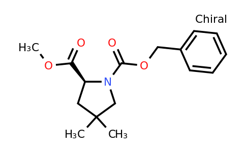 CAS 1612854-50-8 | (S)-1-Cbz-4,4-dimethyl-pyrrolidine-2-carboxylic acid methyl ester