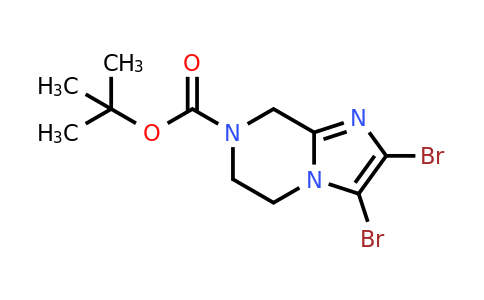 CAS 1613148-22-3 | 2,3-Dibromo-5,6-dihydro-8H-imidazo[1,2-a]pyrazine-7-carboxylic acid tert-butyl ester