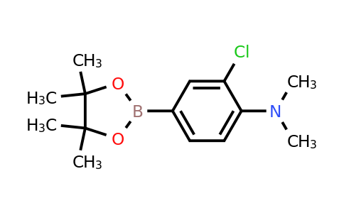 CAS 1613259-65-6 | 2-Chloro-N,N-dimethyl-4-(4,4,5,5-tetramethyl-1,3,2-dioxaborolan-2-yl)aniline