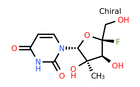 1-[(2R,3R,4S,5S)-5-fluoro-3,4-dihydroxy-5-(hydroxymethyl)-3-methyloxolan-2-yl]-1,2,3,4-tetrahydropyrimidine-2,4-dione