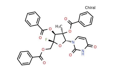 CAS 1613590-83-2 | [(2S,3S,4R,5R)-3,4-dibenzoyloxy-5-(2,4-dioxopyrimidin-1-yl)-2-fluoro-4-methyl-tetrahydrofuran-2-yl]methyl benzoate