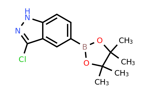 CAS 1613639-49-8 | 3-Chloro-5-(4,4,5,5-tetramethyl-1,3,2-dioxaborolan-2-YL)-indazole