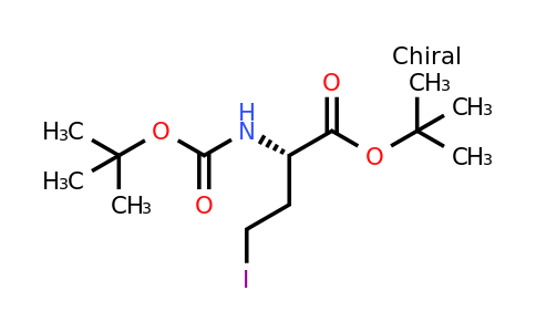 CAS 161370-66-7 | (S)-tert-Butyl 2-((tert-butoxycarbonyl)amino)-4-iodobutanoate