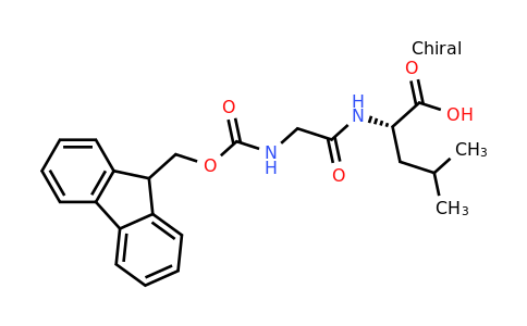 CAS 161452-54-6 | (2S)-2-[2-({[(9H-fluoren-9-yl)methoxy]carbonyl}amino)acetamido]-4-methylpentanoic acid