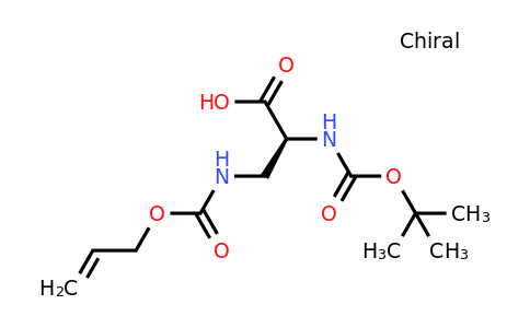 CAS 161561-83-7 | (S)-3-(((Allyloxy)carbonyl)amino)-2-((tert-butoxycarbonyl)amino)propanoic acid