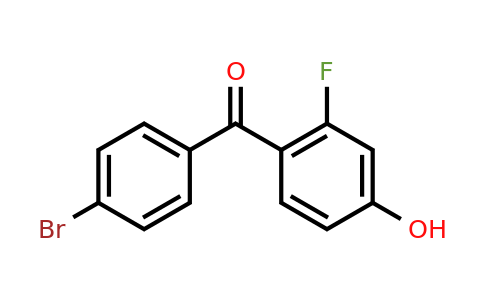 CAS 161581-99-3 | (4-Bromophenyl)(2-fluoro-4-hydroxyphenyl) methanone