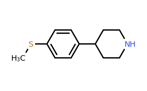 CAS 161609-97-8 | 4-(4-Methylsulfanyl-phenyl)-piperidine