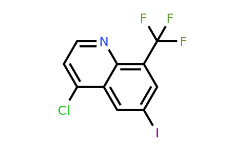 CAS 1616500-67-4 | 4-Chloro-6-iodo-8-(trifluoromethyl)quinoline