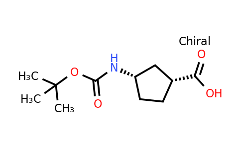 CAS 161660-94-2 | (1R,3S)-3-{[(tert-butoxy)carbonyl]amino}cyclopentane-1-carboxylic acid