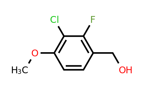 CAS 1616601-81-0 | (3-Chloro-2-fluoro-4-methoxyphenyl)methanol