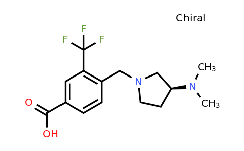 CAS 1616665-15-6 | Benzoic acid, 4-[[(3S)-3-(dimethylamino)-1-pyrrolidinyl]methyl]-3-(trifluoromethyl)-