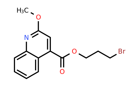 CAS 1617517-81-3 | 3-Bromopropyl 2-methoxyquinoline-4-carboxylate