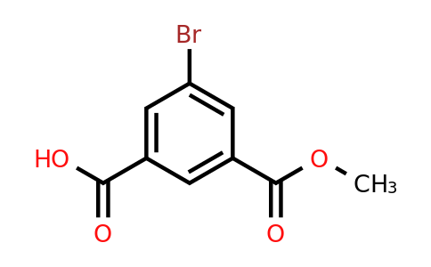 CAS 161796-10-7 | 3-Bromo-5-(methoxycarbonyl)benzoic acid