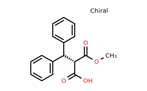 CAS 161869-03-0 | (S)-2-Benzhydryl-3-methoxy-3-oxopropanoic acid