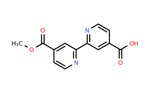 CAS 161955-60-8 | 4'-(Methoxycarbonyl)-[2,2'-bipyridine]-4-carboxylic acid