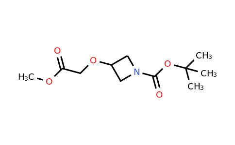 CAS 1619991-56-8 | tert-Butyl 3-(2-methoxy-2-oxoethoxy)azetidine-1-carboxylate
