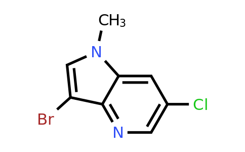 CAS 1620098-37-4 | 3-bromo-6-chloro-1-methyl-1H-pyrrolo[3,2-b]pyridine