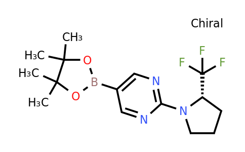 CAS 1620136-61-9 | (S)-5-(4,4,5,5-Tetramethyl-1,3,2-dioxaborolan-2-yl)-2-(2-(trifluoromethyl)pyrrolidin-1-yl)pyrimidine