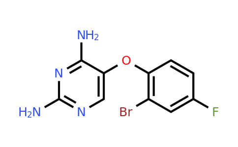 CAS 1620482-41-8 | 5-(2-Bromo-4-fluorophenoxy)pyrimidine-2,4-diamine