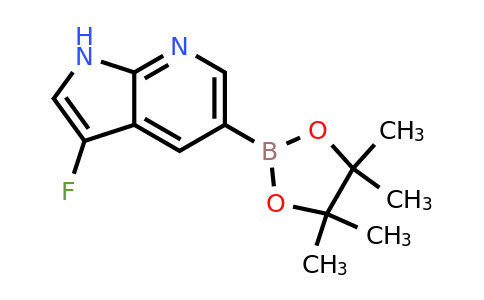 CAS 1620575-05-4 | 3-fluoro-5-(tetramethyl-1,3,2-dioxaborolan-2-yl)-1H-pyrrolo[2,3-b]pyridine